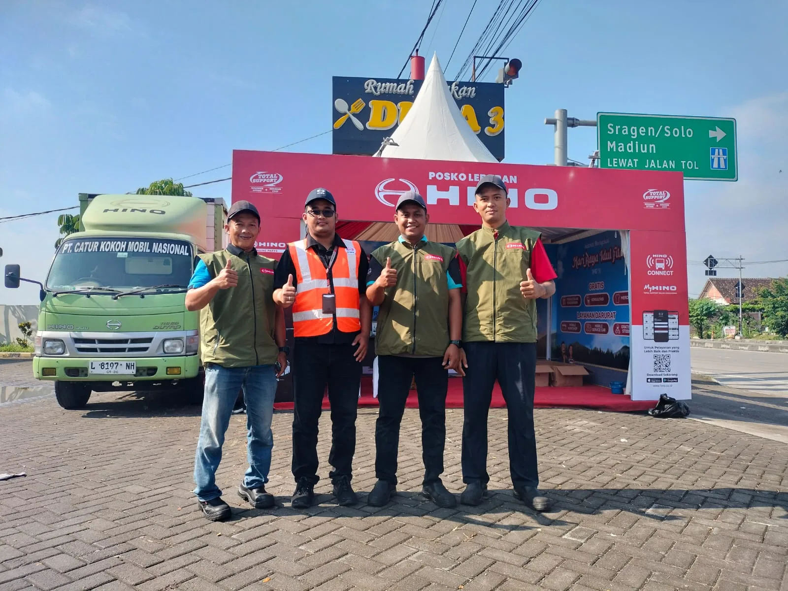 Posko Lebaran Hino 2026 Mulai Beroperasi