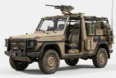 Mercedes-Benz Wolf: G-Class Tangguh Andalan Militer