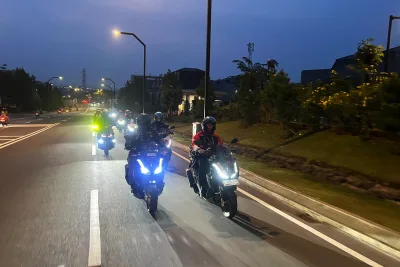 Keseruan Komunitas Honda ADV160 Jelajah Jalur Misteri di Bogor