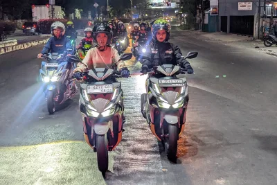 New Vario EVO 160 Night Ride: Serunya Sunmori Malam Honda WMS