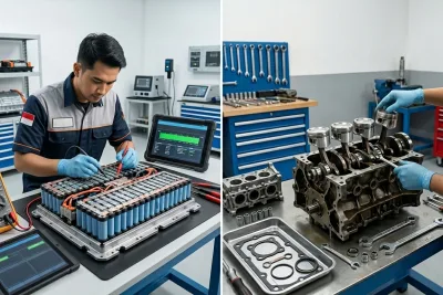 Baterai EV Mahal? Bandingkan Dulu dengan Overhaul Mesin Bensin!