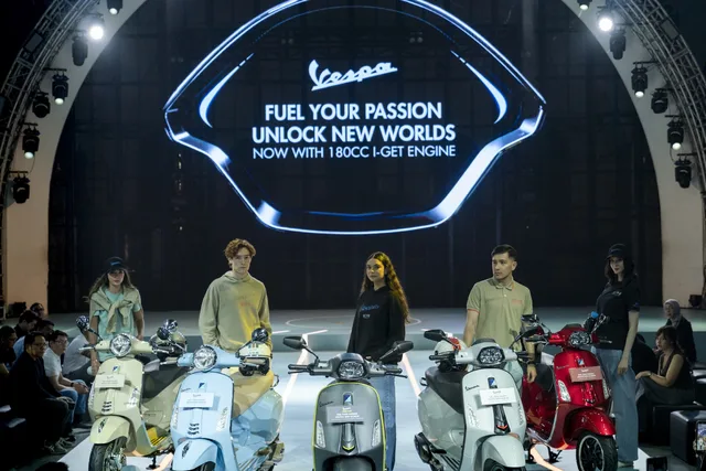 Vespa Primavera dan Sprint Kedapatan Mesin Baru