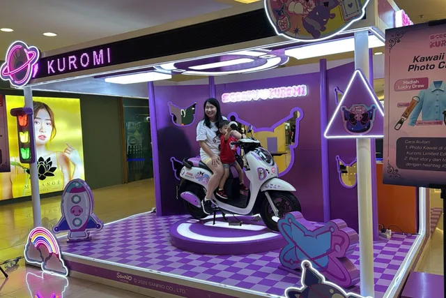 Honda Scoopy Kuromi Edisi Terbatas Mejeng di Sarinah dan Central Park