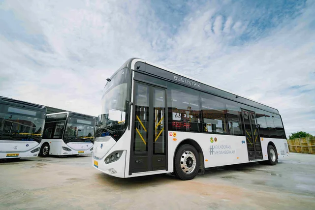 60 Unit Bus Listrik Kalista Siap Beroperasi di Kota Medan
