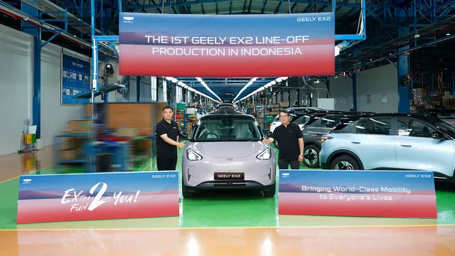 Geely Resmi Mulai Perakitan Lokal EX2