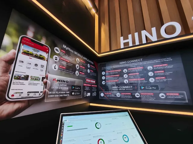 Tak Cuma Pamerkan Unit, Hino Juga Lihatkan Aplikasi MyHino di GIICOMVEC 2026