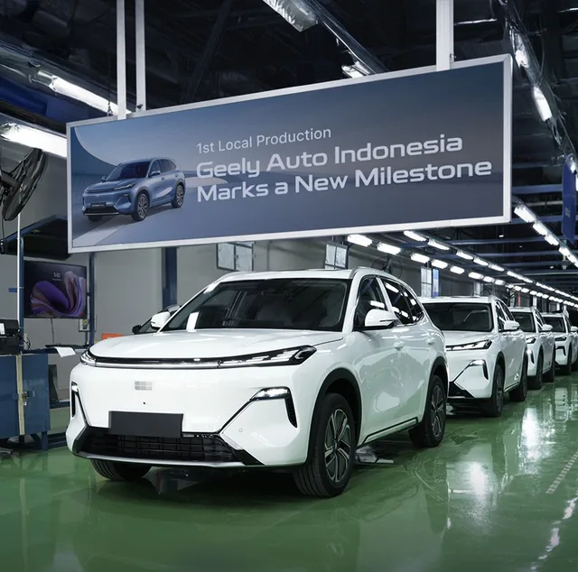 Geely Resmi Memulai Produksi Lokal di Pabrik Handal