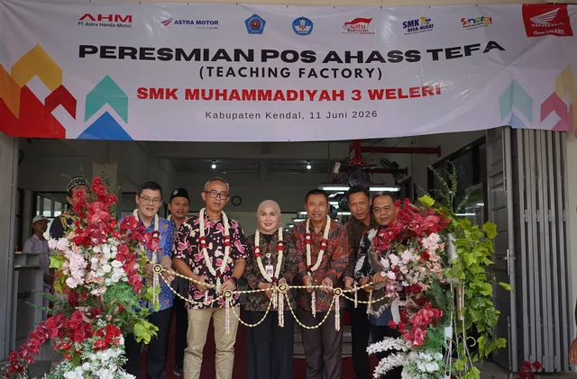 Astra Honda Motor Resmikan Pos AHASS TEFA di SMK Muhammadiyah 3 Kendal