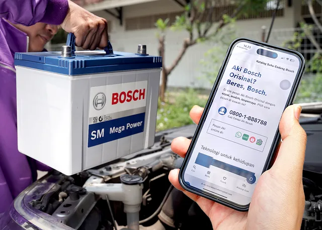 Bosch Permudah Pembelian Aki Mobil Lewat Layanan Digital