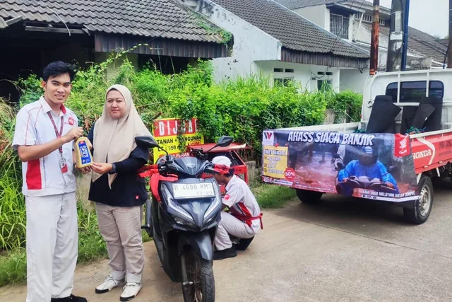 AHASS Siaga Banjir Hadir untuk Konsumen Honda yang Terdampak Banjir di Jakarta - Tangerang