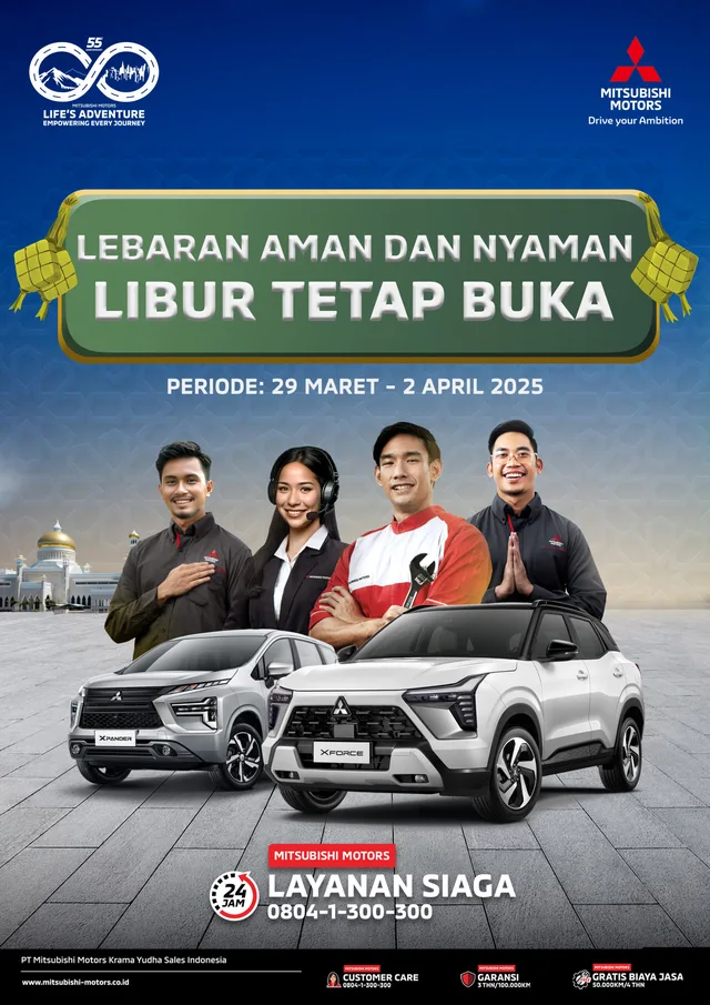 Mitsubishi Motors Siagakan 60 Dealer di Sepanjang Jalur Mudik Nasional