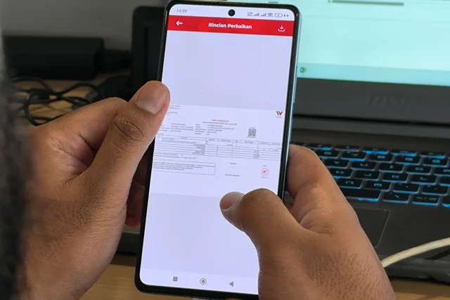 Aplikasi Wanda Kini Punya Fitur Cek Riwayat Servis