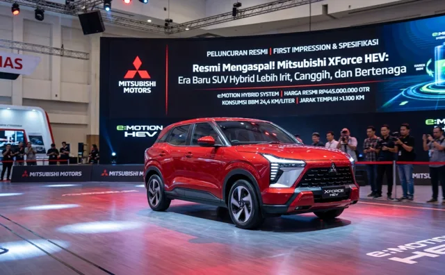 Resmi Mengaspal! Mitsubishi XForce HEV: Era Baru SUV Hybrid Lebih Irit, Canggih, dan Bertenaga