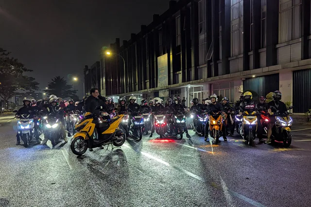 Vario125 Night Ride Vol. 2 Diisi dengan Riding dan Edukasi