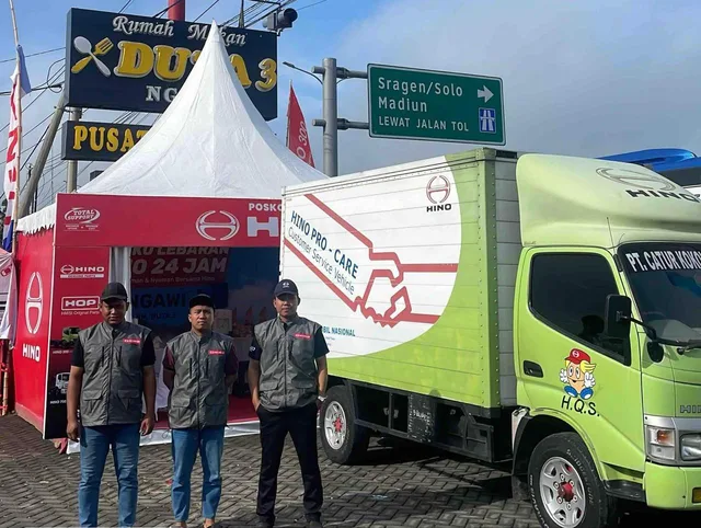 Hino Posko Lebaran 2026 Siagakan 18 Titik Pusat Layanan di Jalur Mudik