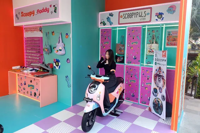 Honda Scoopy Modifikasi Ramaikan Grove Fest di Grove at Cibis