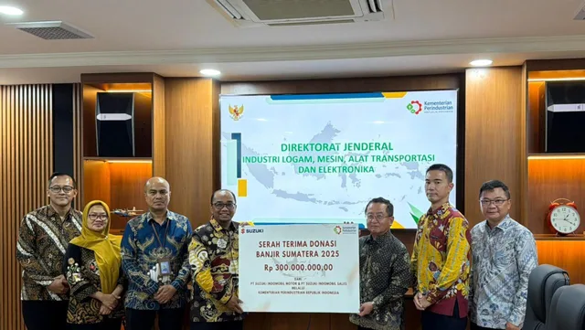 Suzuki Indonesia Bersama Kemenperin Beri Bantuan untuk Korban Bencana Alam Sumatera