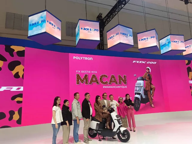 Polytron Resmi Luncurkan Fox 200, Motor Listrik untuk Kaum Hawa