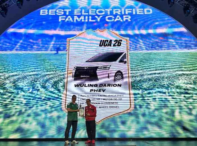 Wuling Darion Raih Penghargaan Best Electrified Family Car