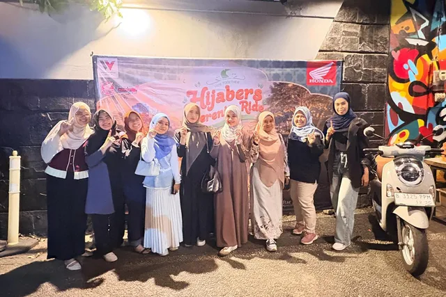 Wahana Adakan Kegiatan Hijabers Serenity Ride Bersama Komunitas Honda Scoopy