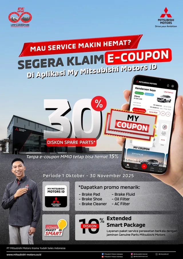 Sambut Akhir Tahun, Mitsubishi Motors Hadirkan Program Servis Hemat