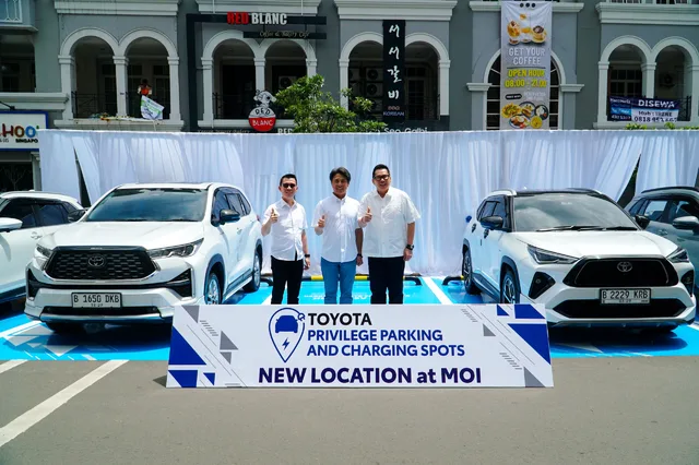 Toyota Hadirkan Privilege Parkir Gratis Buat Semua Jenis Mobil Elektrifikasi Toyota di MOI