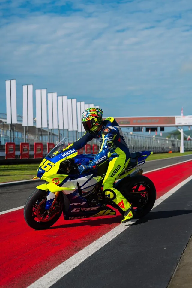 Valentino Rossi Turun ke Sirkuit Mandalika, Ini yang Dilakukannya