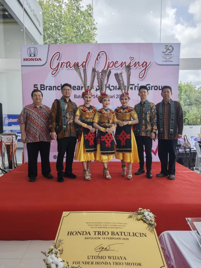 Honda Resmikan Lima Dealer Secara Serentak di Area Baru di Kalteng & Kalsel