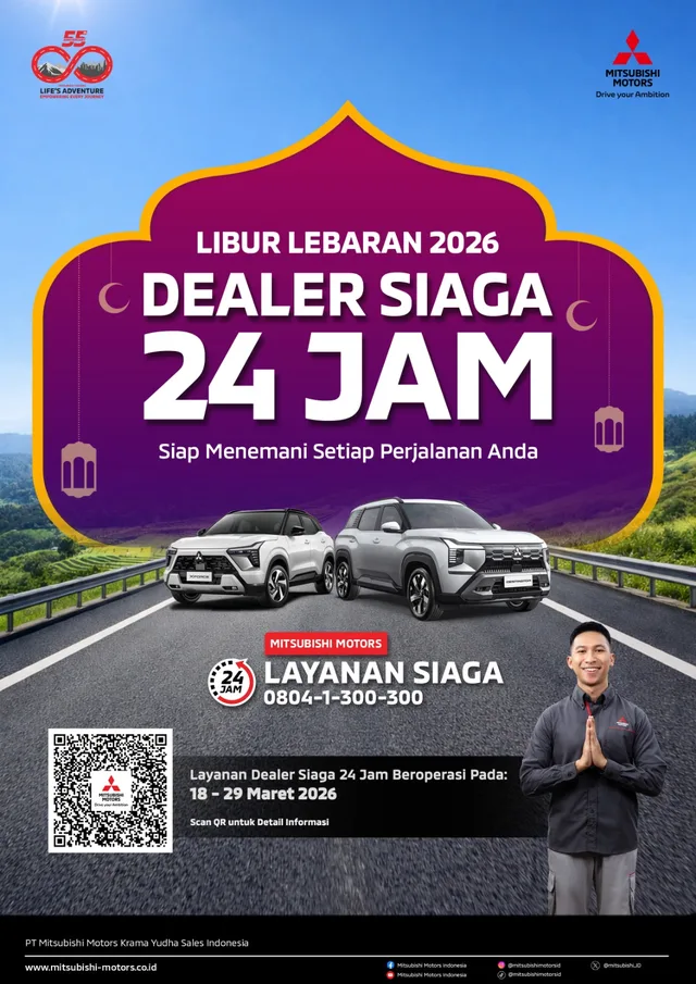 Mitsubishi Motors Kembali Hadirkan Layanan Diler Siaga Selama Periode Lebaran 2026