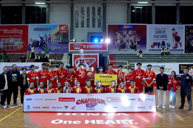Final Honda DBL Banten Didominasi Tim Basket UPH College Tangerang