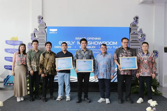Geely Resmikan Tiga Dealer Sekaligus, Salah Satunya yang Pertama di Pulau Bali