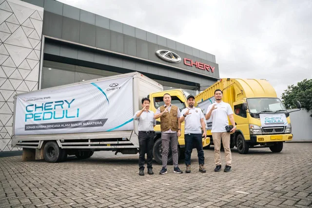 Chery Adakan Program Tanggap Bencana untuk Korban Banjir di Medan
