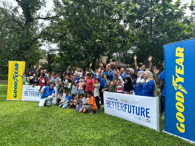 Goodyear Indonesia Beri Edukasi Pembuatan Kompos Daun kepada Anak-anak